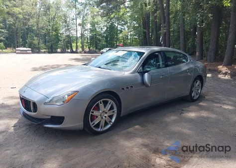 2014 Maserati Quattroporte S Q4 z USA, uszkodzony, nr VIN ZAM56RRA9E1106514